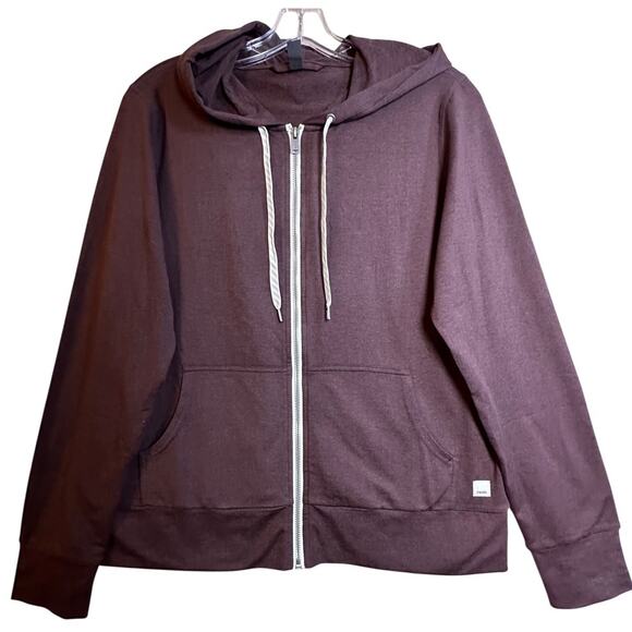 Vuori Jackets & Blazers - Vuori Halo Performance Hoodie 2.0 Women Sz M Brown Jacket Activewear Hike NWOT